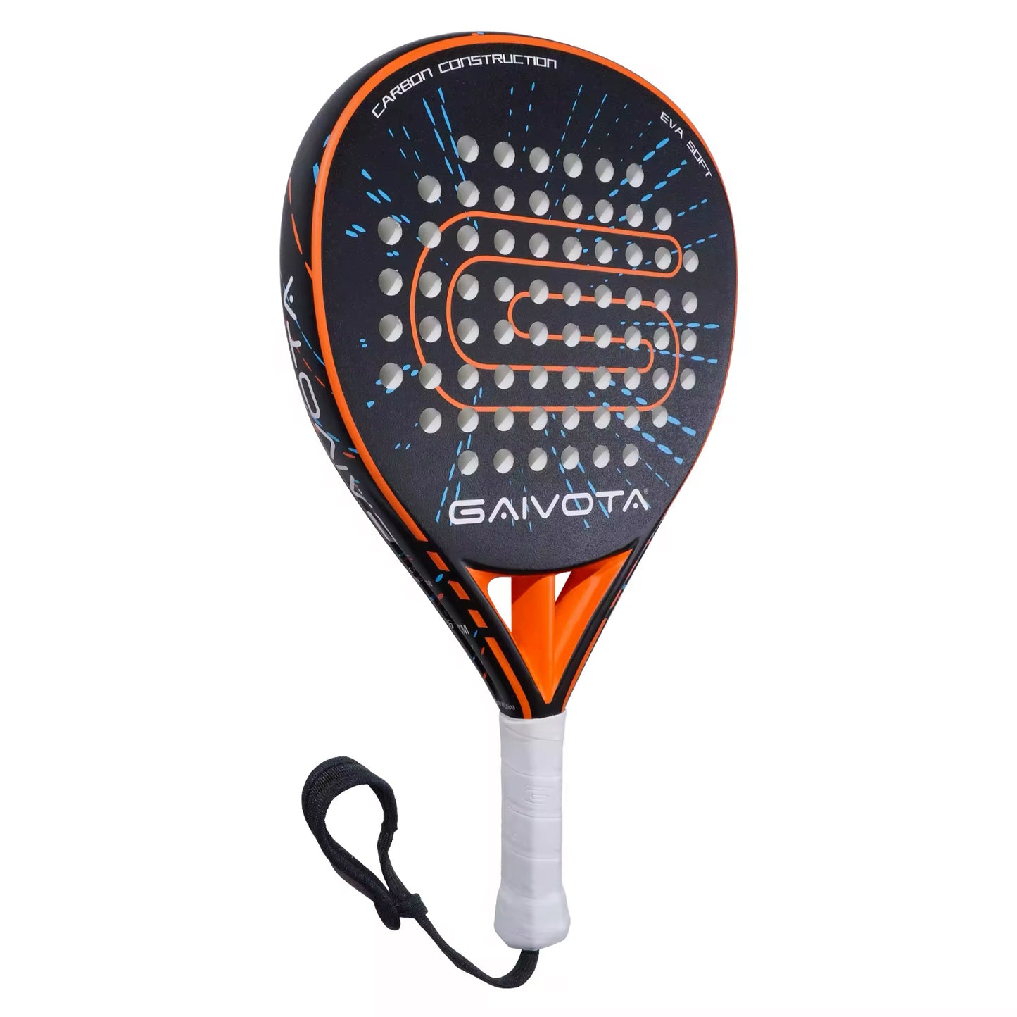 GAIVOTA 2025 Padel tennis racket carbon fiber surface treatment with EVA memory flexible foam core Padel racket lightweig